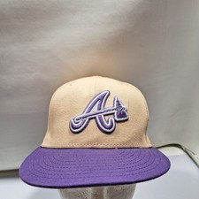 New Era 59FIFTY Atlanta Braves 1995 World Series Purple Tan 6 7/8