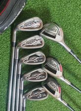 LEFT HAND ADAMS IDEA A12 OS HYBRID IRONS 4-SW – REG FLEX – GOOD CONDITION 
