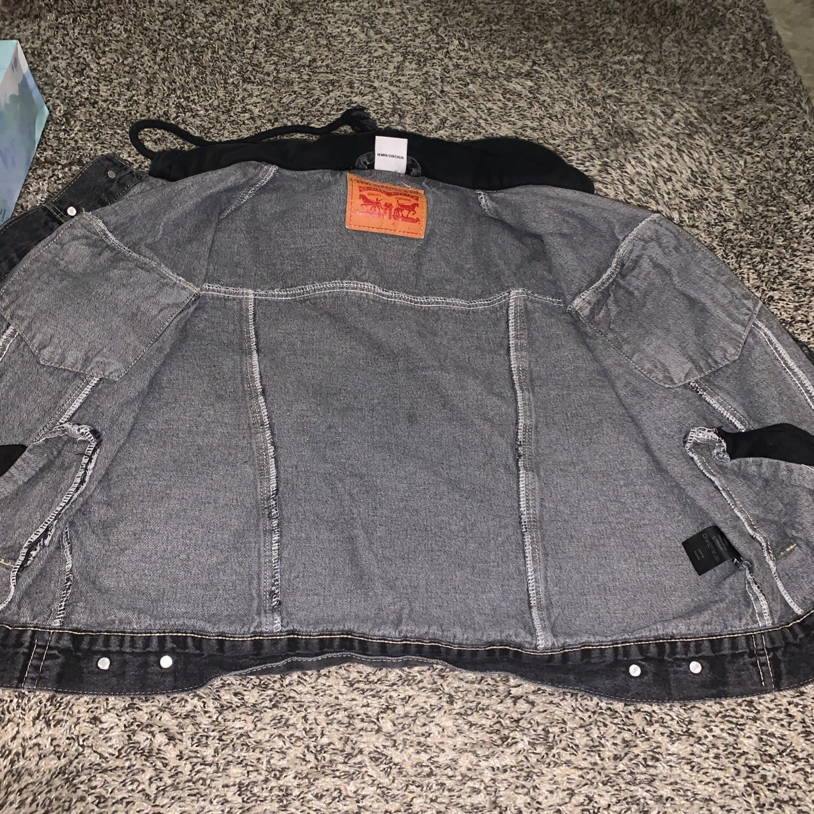 Vetements x Levi hooded denim jacket image 6