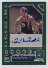 2023 Panini Donruss Optic Signature Series Green Prizm Tom Van Arsdale Auto 1bf9
