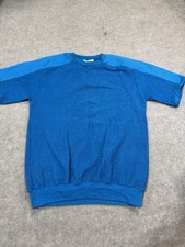 Vintage 70s Russell Athletic Blue Crewneck 1970s Classic Blank USA Lg