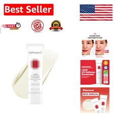 SPF 50 Laser UV Defense Sunscreen with Ceramides - Lightweight  Non-Greasy 50ml