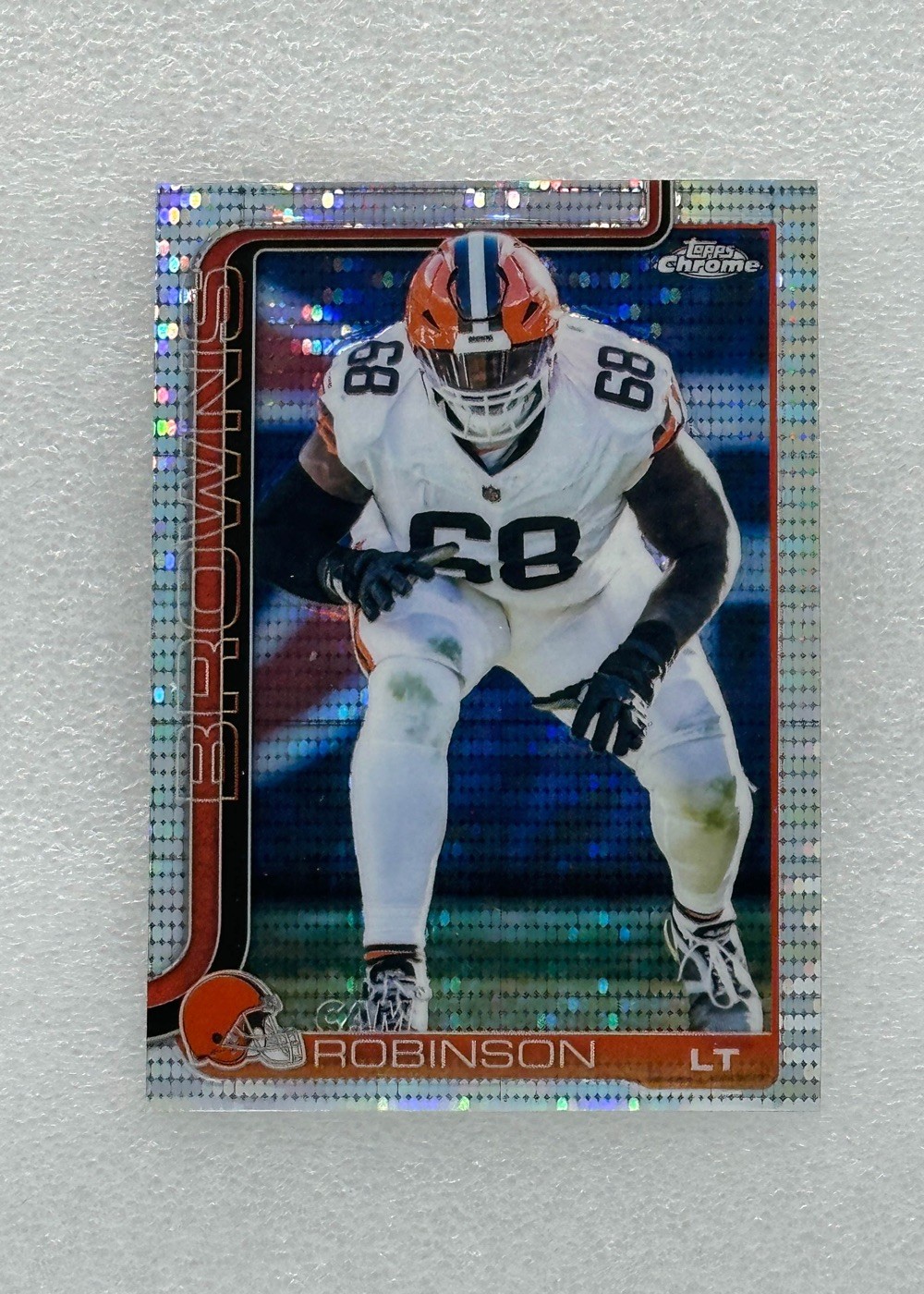 2025 Topps Chrome #124 Cam Robinson Pulsar Refractor