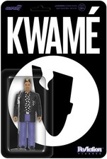 Kwam  - Super7 - Kwame - ReAction - Kwame Black/White Polka Dot  Used Very Goo