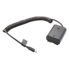 Dummy Battery Camera Power Cable USB C to NP FZ100 Spare Parts for Sony A9
