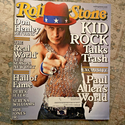 JUNE 2000 ROLLING STONE MAGAZINE KID ROCK DON HENLEY DEREK JETER SERENA WILLIAMS