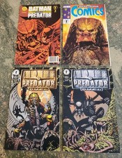 Predator Vs Lot Dark Horse 4 Comic Books Aliens Duel # 1 2 1st Robocop Batman 