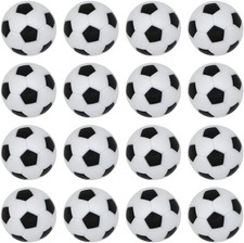 32Mm Foosball Balls - 16Pcs, Official Mini Table Footballs, Black