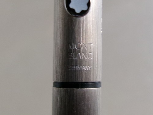 Montblanc Slim Line 2 Color Ballpoint Pen Name Carved - Picture 6 of 12
