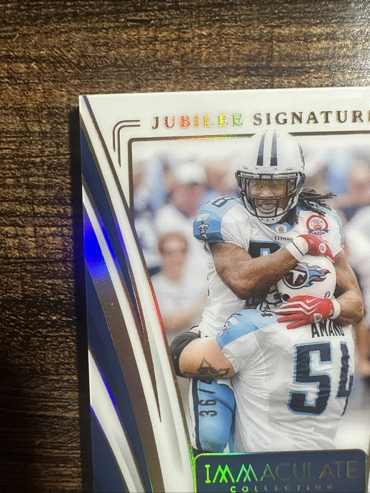2024 Panini Immaculate Collection Chris Johnson Jubilee Signatures 36/49 automático Foto 2 de 4