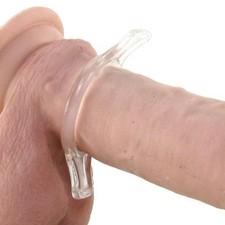 Clear Cock Ring Set 4 Male Penis Erection Enhancer Prolong Delay