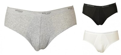 SLOGGI men's briefs 1-pack stretch cotton visible elastic item BASIC MIDI MEN1