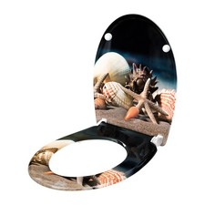 Toilet Seat Duroplast Soft Close Adjustable Quick Release Easy Clean O-Shape WC