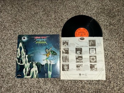Uriah Heep Demons And Wizards 1972 LP Vinyl SRM-1-630 Mercury EX Vinyl