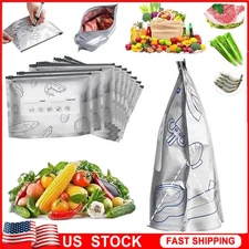 Zipper-Seal Thickened Aluminum Foil Freezer Food Storage Bag ***