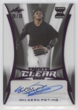 2020 Leaf Trinity Clear Auto Pink 29/30 Wilderd Patino #CA-WP1 Auto 03j5
