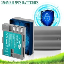 Confezione da 2 batterie EN-EL3e/EL3 e caricabatterie LCD per Nikon D100 D200 D300 D50 D70 D80 D90