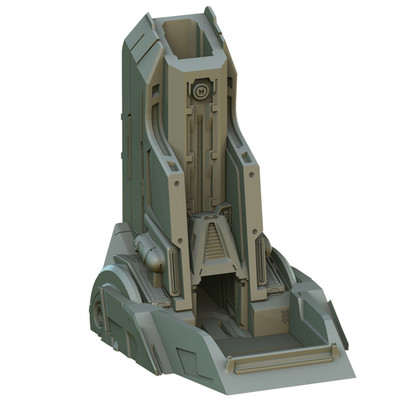 Crab Miniatures - Sci-Fi Dice Towers - Reactor - DnD/TTRPG/Rollenspiel/Wargames