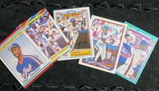 Lot Of 5 Darryl Strawberry- Topps & Fleer New York Mets