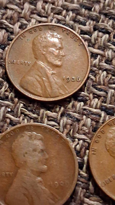 Lincoln Wheat Small Cent Mixed Lot 1936 1940 1941 Business Strike Bronze P