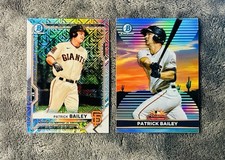 Patrick Bailey 2021 Bowman Chrome Mojo Refractor & Arizona Fall League Refractor