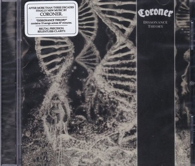 Coroner - Dissonance Theory CD - SEALED NEW - Thrash Metal