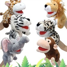 1pc Kid Puppets Animal Wildlife Hand Glove Puppet Soft Plush Puppets Kid Toy