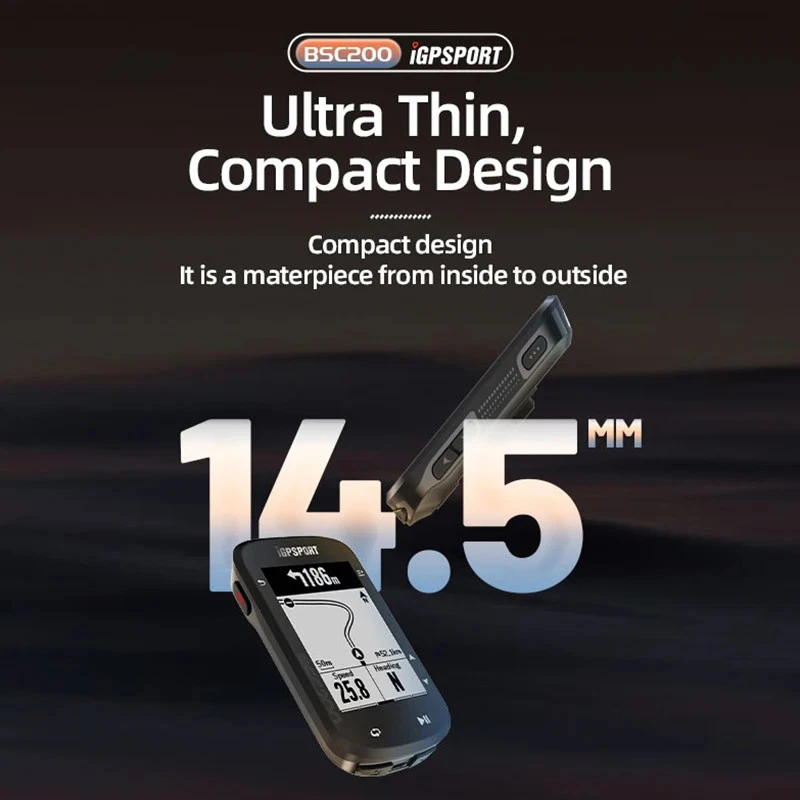 IGPSPORT BSC200 GPS Bike Computer Wireless Speedometer ANT+ Cycling Odometer - Image 4 of 4