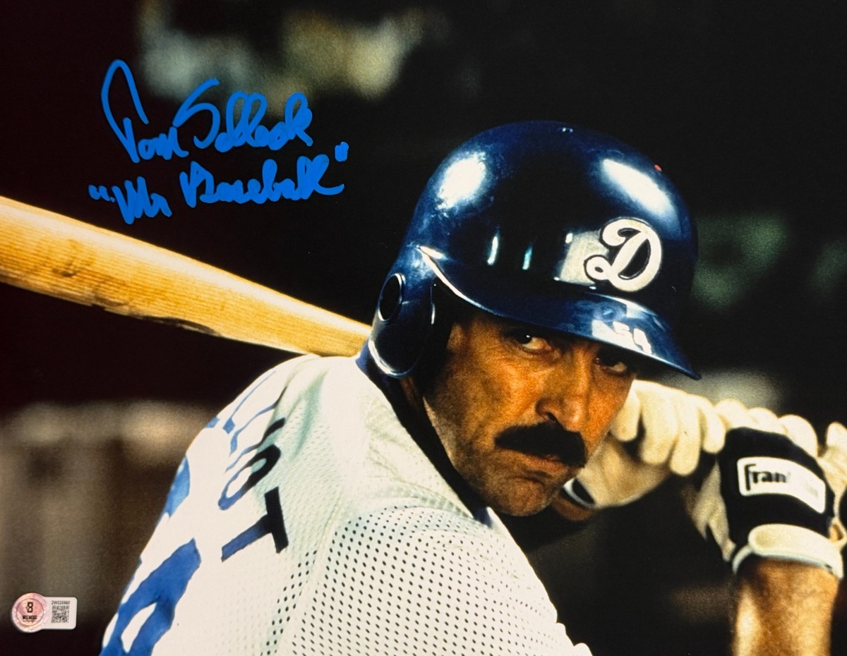 Tom Selleck Signed 11x14 Photo Mr. Baseball Inscription Auto