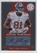2012 Totally Certified Platinum Red 213/290 Adrien Robinson #197 Auto xm0