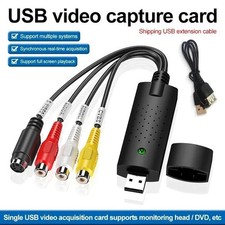 USB 2.0 Audio Video VHS to DVD VCR PC HDD Converter Adapter Digital Capture Card