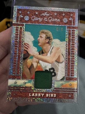 2025 LEAF GLORY OF THE GAME LARRY BIRD GAME-USED PATCH RELIC /6 eBay 1/1 HOF SP