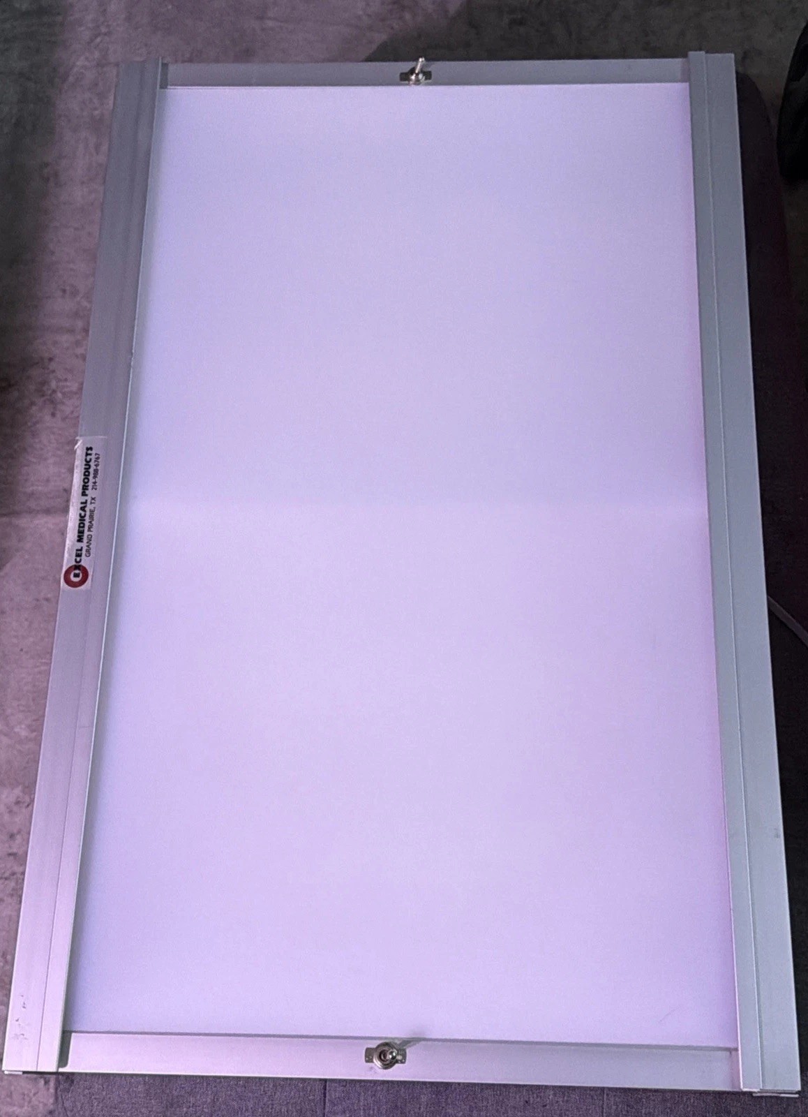 Excel Medical X-Ray Light Box Film Viewer 202-D Tattoo Tracing Table TESTED WORK