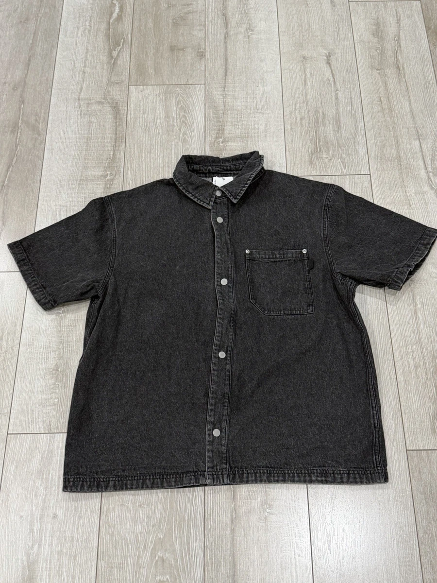 Jordan Short Sleeve Button-Up Casual Button-Down Shirts for Men