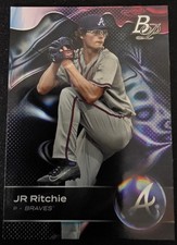 2023 Bowman Platinum Top Braves Prospect Rookie JR Ritchie #TOP-22 (RC)