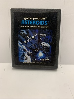 Asteroids (Atari 2600, 1981) Authentic, Tested, and Clean