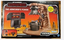 STAR WARS Armorer   s Forge Playset MANDALORIAN Vintage Collection Figure Factory