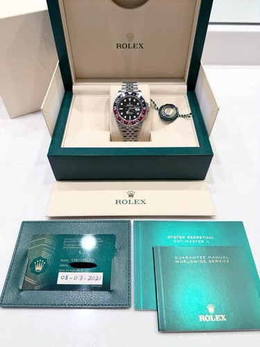 Rolex GMT-Master II 126710BLRO Jubilee 2021 Full Set -WT
