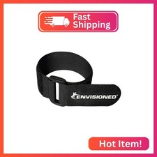 ENVISIONED Reusable Cinch Straps 2" x 40" - 6 Pack, Multipurpose Strong Gripping