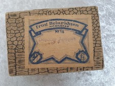 Ernst Heinrichsen Nürnberg No. 1/8 Schachtel Und 2 Zinnkanonen Antik