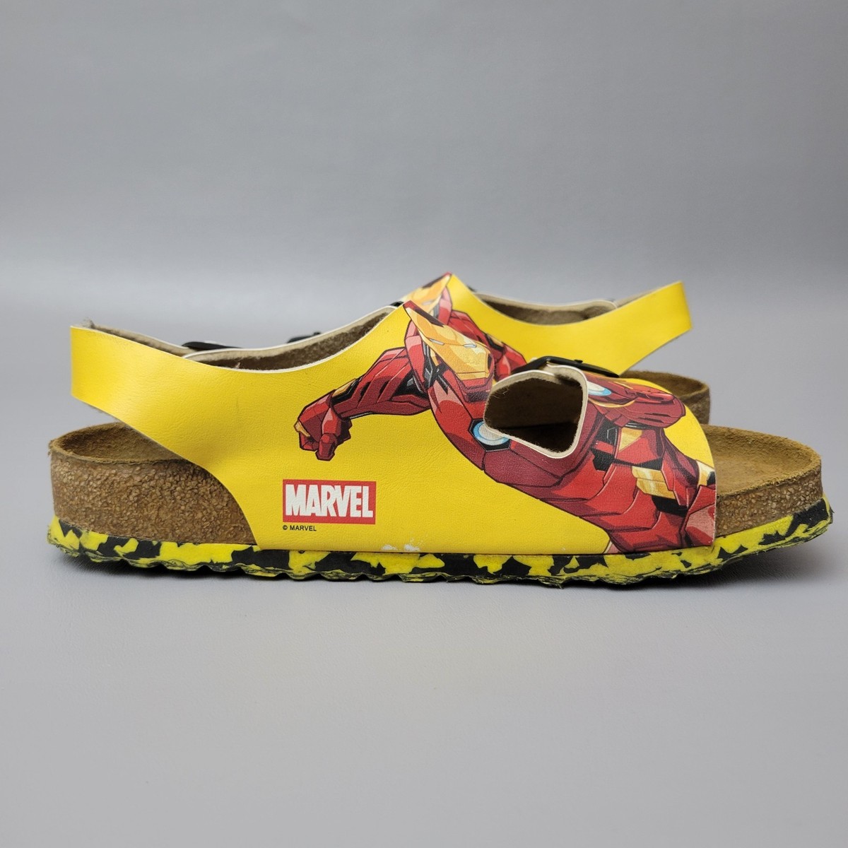 Rare Birkenstock EU40 Milano Birko Flor Sandals Marvel Mens  display picture 2