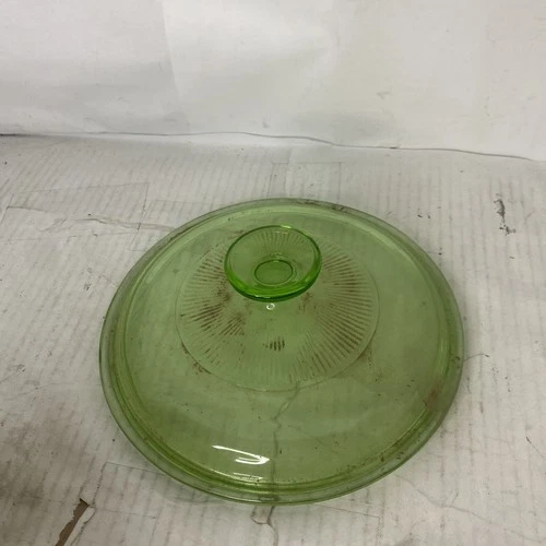 Vintage Pyrex G-5-C Lid Only Lime Green Glass 1.5 Qt