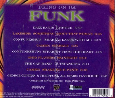 VARIOUS ARTISTS - BRING ON DA FUNK, VOL. 2 NEW CD