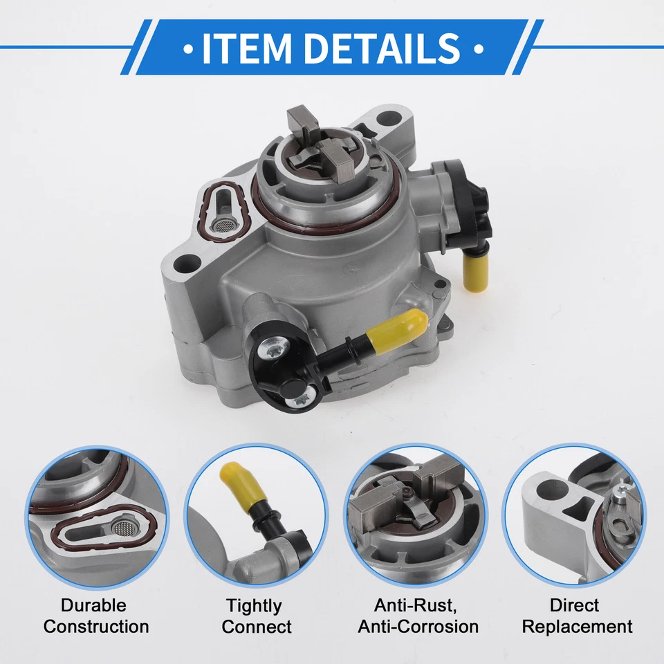 Brake Vacuum Pump No.9804021880 Engine Vacuum Pump for Peugeot 206 Foto 4 de 4