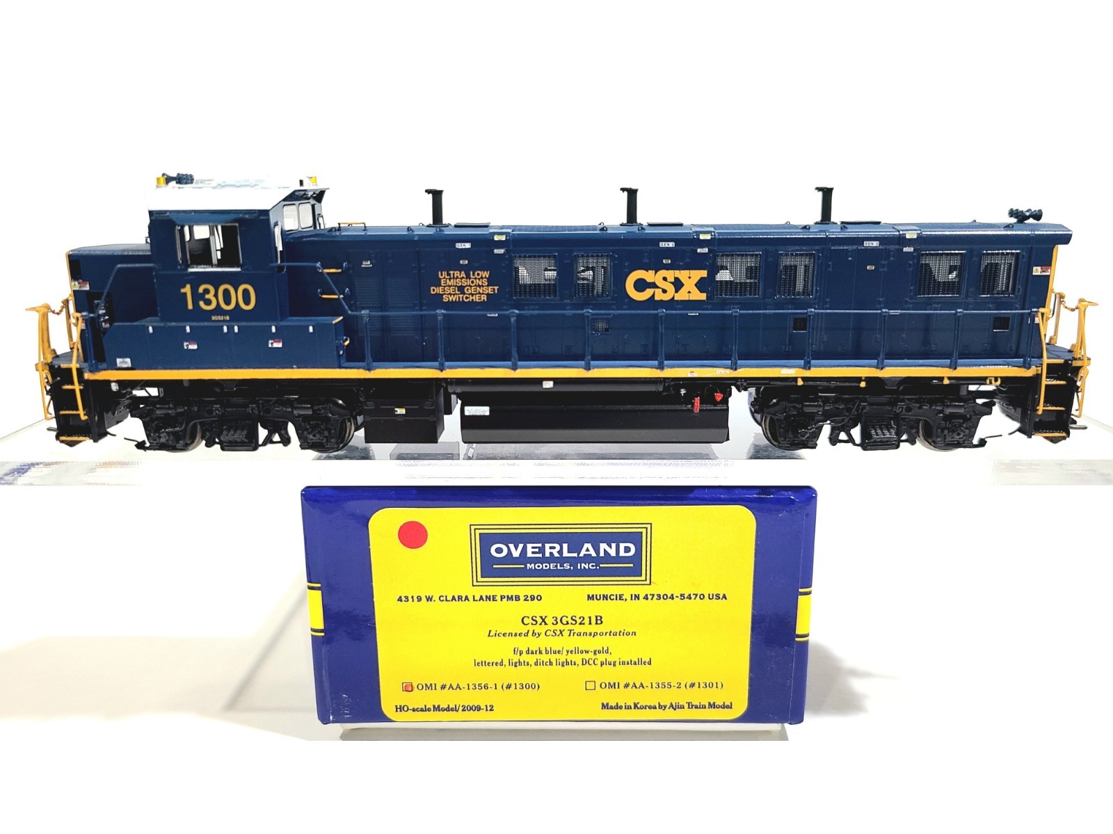 Overland OMI CSX NRE 3GS21B Genset CSX Transportation #1300 HO Brass # ...