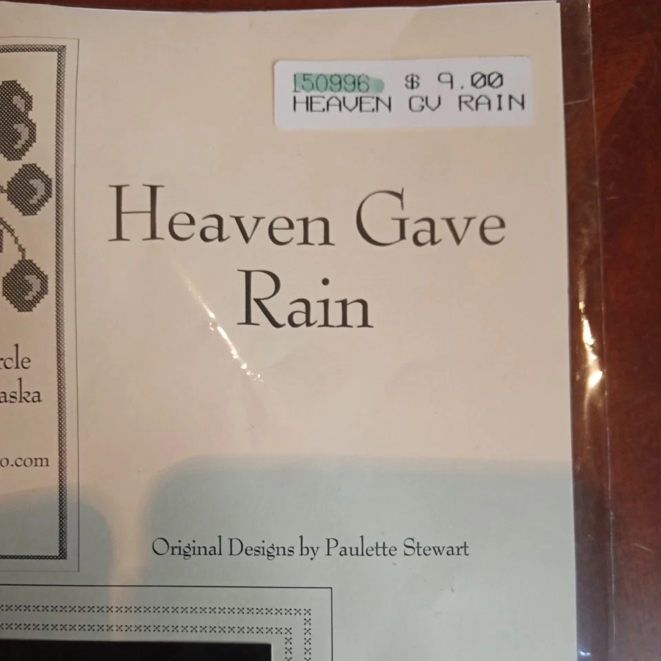 Plum Street Samplers - HEAVEN GAVE RAIN - VINTAGE NEW UNUSED... SHIPPING FREE da - Image 2 of 4
