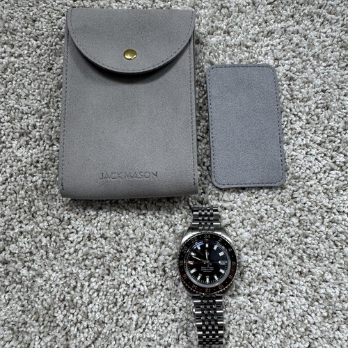 Jack Mason Strat-o-Timer GMT Espresso Watch With Glide Lock System