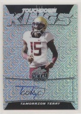 2021 Leaf Metal Draft Silver Mojo /40 Tamorrion Terry #TK-TT2 Auto 04tw
