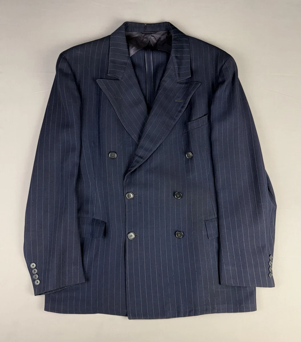 Vintage Double Breasted Suit In Men's Vintage Suit Jackets