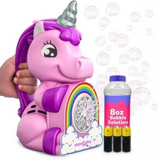 Bubble Blower Bubble Machine Bubble Toy for Toddlers, Boys and Girls Indoo
